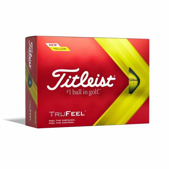 Titleist 2022 Trufeel Golf Balls (12-Ball Pack) Жълто Голф топки