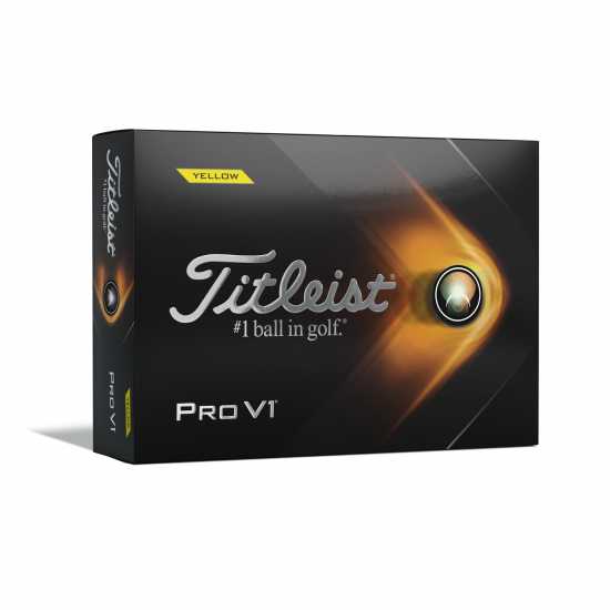 Titleist Pro V1 Golf Balls (12-Ball Pack) 2023 Жълто Голф топки