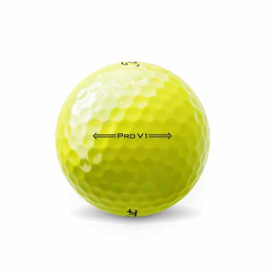 Titleist Pro V1 Golf Balls (12-Ball Pack) 2023 Жълто Голф топки