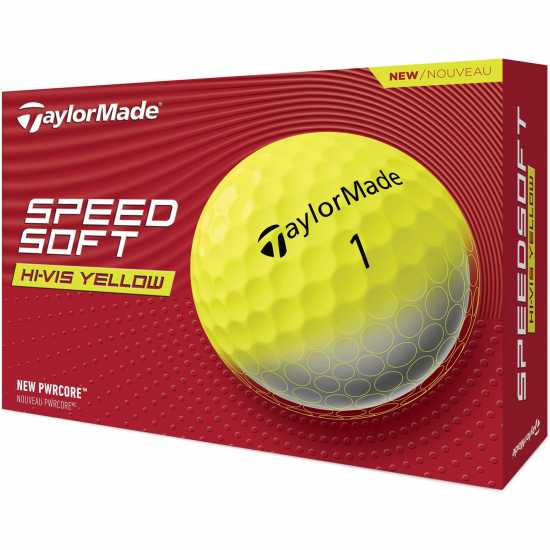 Taylormade Speedsoft 00 Жълто Голф топки