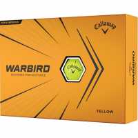 Callaway Warbird Жълто 12 броя Голф топки