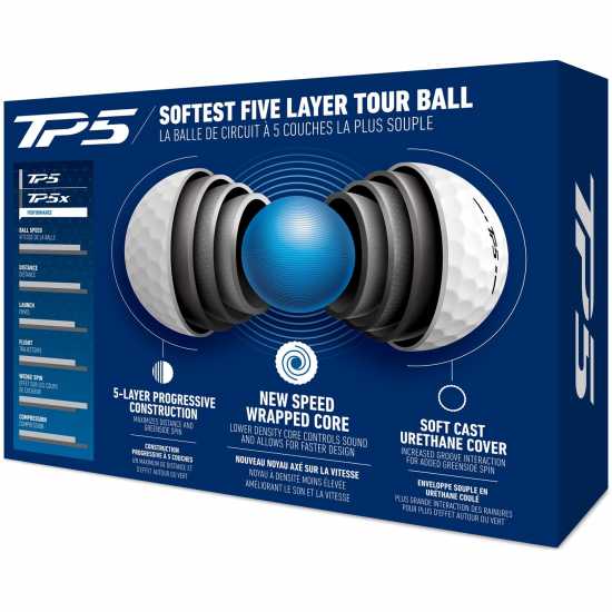 Taylormade Tp5 Tour Bl 10  Голф топки