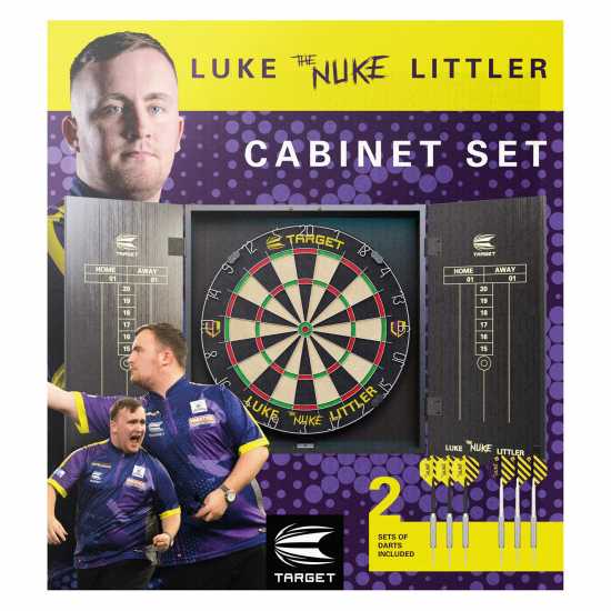 Target Darts Luke Littler Dartboard Cabinet Set  Дъски за дартс