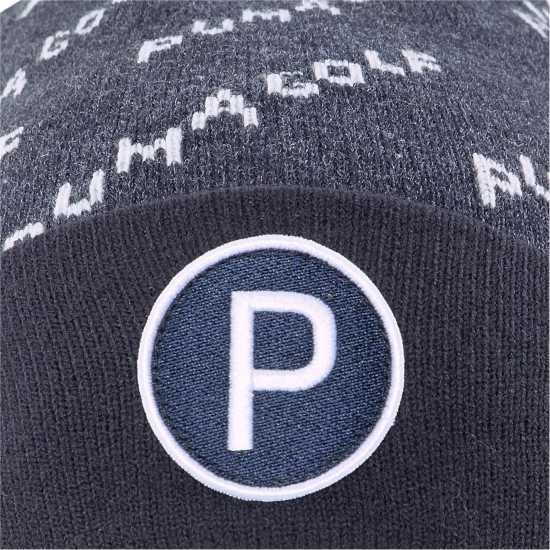 Puma Pom Pom Beanie Sn99 Морско синьо/Бяло Шапки с козирка