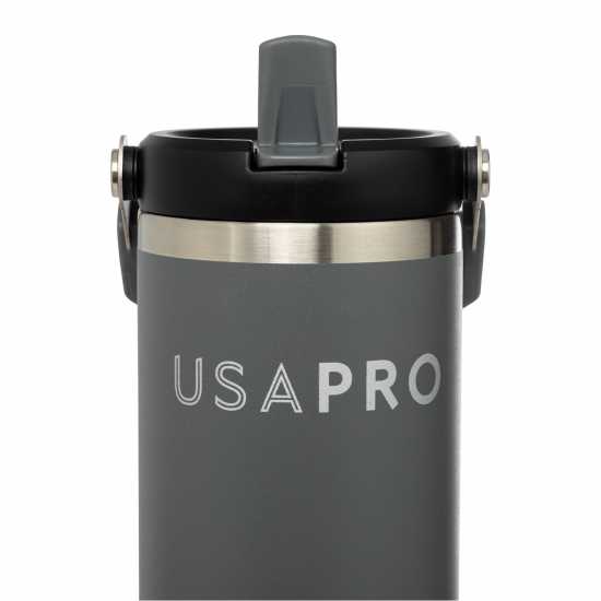 Usa Pro Travel Cup With Flip Straw Акула Сиво Аеробика