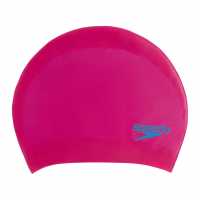 Speedo Junior Hair Cap Розово/Синьо Детски бански и бикини