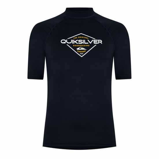 Quiksilver Rash Vest Sn43 Черно Воден спорт