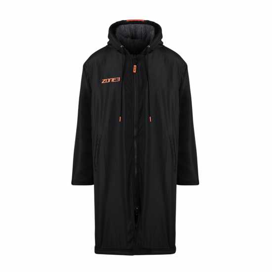 Zone3 Parka Robe Черно/Оранжево Хавлиени кърпи