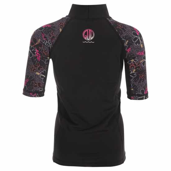 Gul Short Sleeve Girl's Rash Vest  Бански за момичета