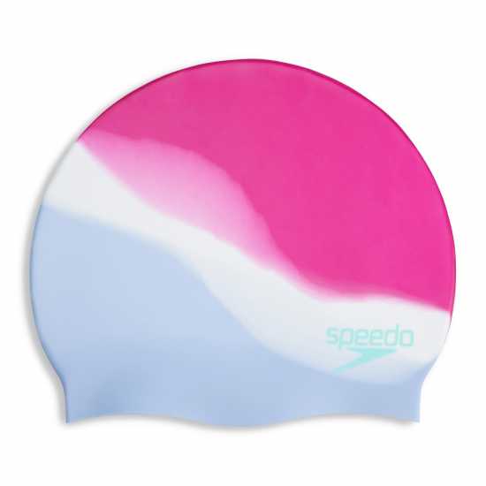 Speedo Mc Siliconcap 99 Бяло/Синьо/Вино 