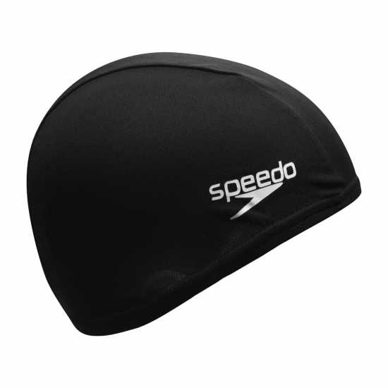 Speedo Polyester Cap Черно Плувни очила и шапки