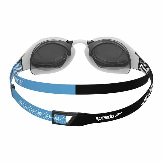 Speedo Fast Skin Hyper Elite Mirror Goggles Син/Черен/Бял 