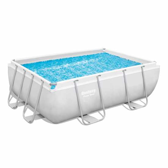 Bestway Steel Rectangle Swimming Pool  Градина