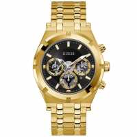 Guess Gold Watch With Black Dial