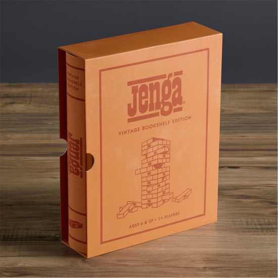 Hasbro Jenga Vintage Bookshelf Edition  