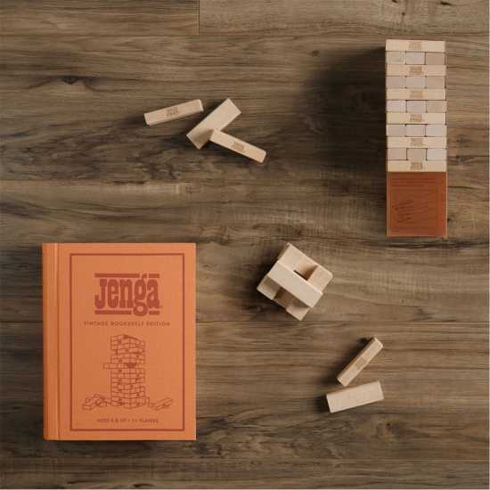 Hasbro Jenga Vintage Bookshelf Edition  