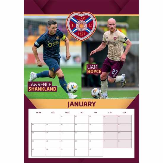 Grange Team Calendar25 51 Сърца Футболни аксесоари