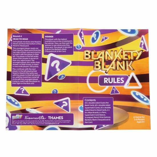 Big Sky Games Blankety Blank 54  