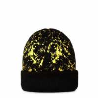 New Era Splatter Beanie Jn99 Черно Шапки с козирка