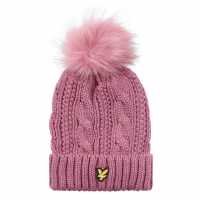 Lyle And Scott Pom Pom Beanie Jn99 Мела Маув 