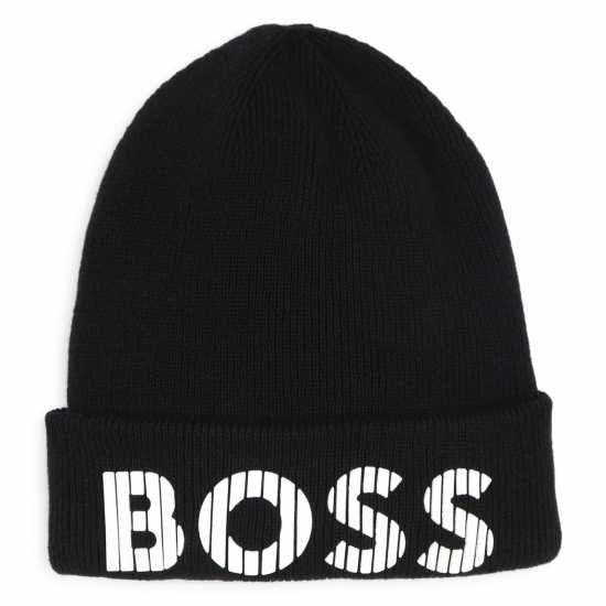 Hugo Boss Boss Boss Lrg Beanie Jn44 Черно 09B 