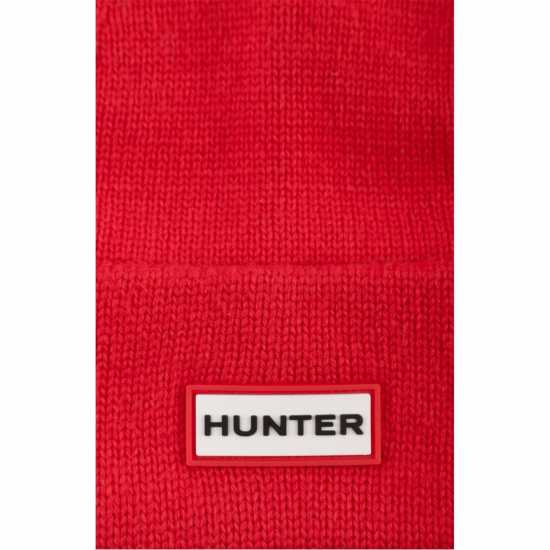 Hunter Play Essential Cuff Beanie Лого Червено 