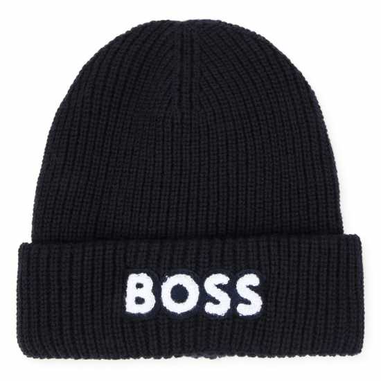 Hugo Boss Boss Logo Beanie Junior Нави 849 