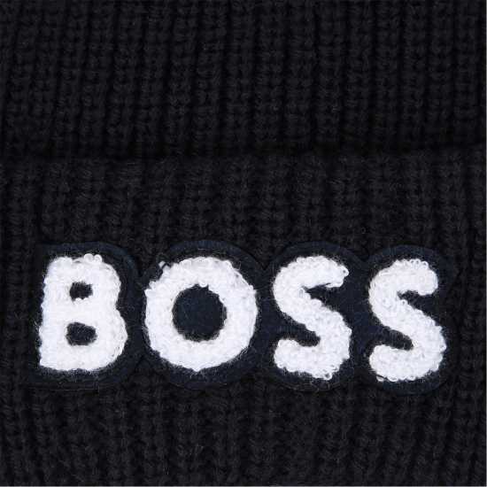 Hugo Boss Boss Logo Beanie Junior Нави 849 