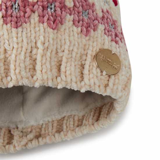 Regatta Hedy Lux Iii Bobble Hat Beany Unisex Kids Светла Ванилия Почистване и импрегниране