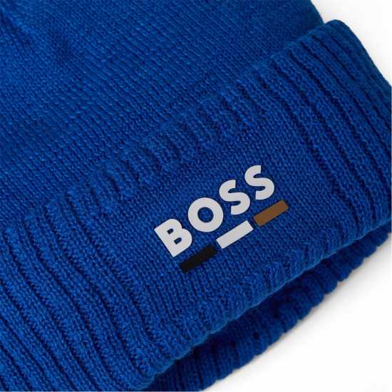 Hugo Boss Boss Boss Lgo Beanie In44 Кобалт 87А 