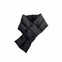 Jack Wills Puffer Scarf 44 Черно Дамски шапки и ръкавици