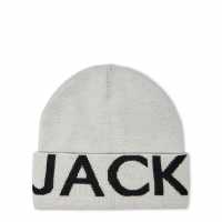 Jack Wills Apres Beanie 51 Оф бяло Шапки с козирка