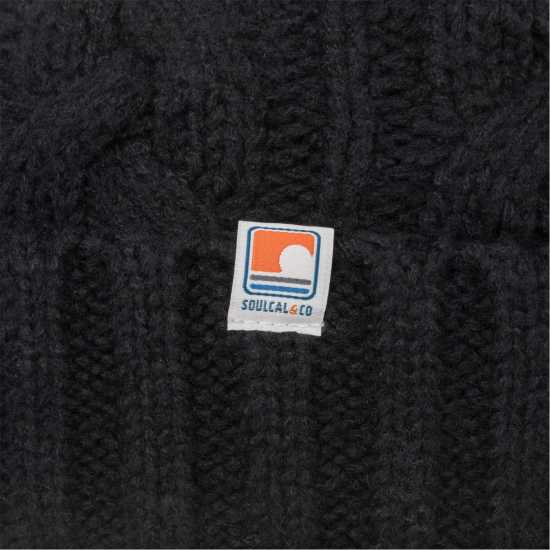 Soulcal Bobble Hat 51 Черно Шапки с козирка