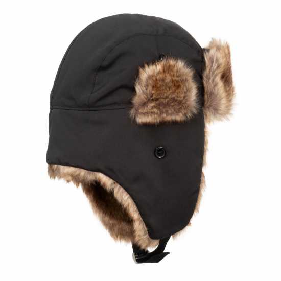 Soulcal Trapper Hat Adults Черно Шапки с козирка