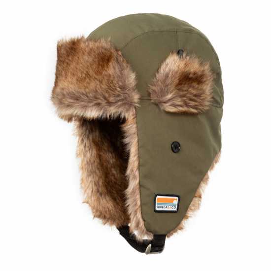 Soulcal Trapper Hat Adults Зелено Шапки с козирка