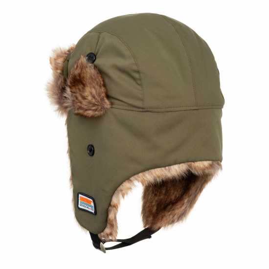 Soulcal Trapper Hat Adults Зелено Шапки с козирка