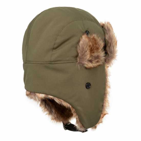 Soulcal Trapper Hat Adults Зелено Шапки с козирка