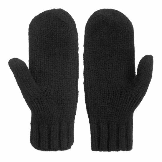 Soulcal Cable Mitts 51 Черно Мъжки ски ръкавици