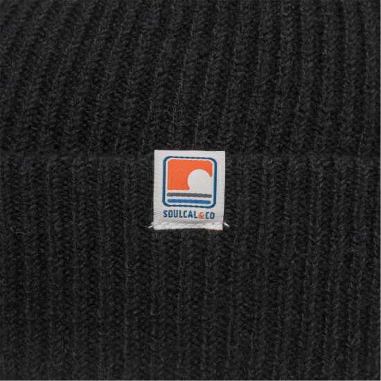 Soulcal Logo Beanie 51 Черно Шапки с козирка