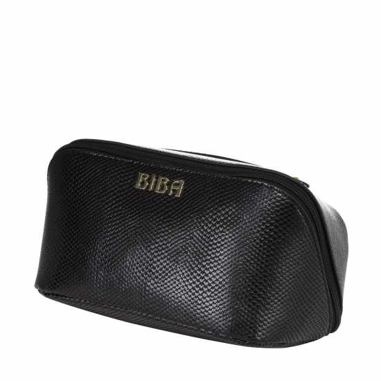 Biba Biba Cosmetic Bag Черна змия Пътни принадлежности