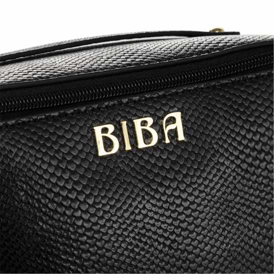 Biba Biba Cosmetic Bag Черна змия Пътни принадлежности