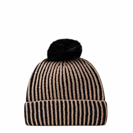 Biba Ribbed Pom Beanie Hat  Шапки с козирка