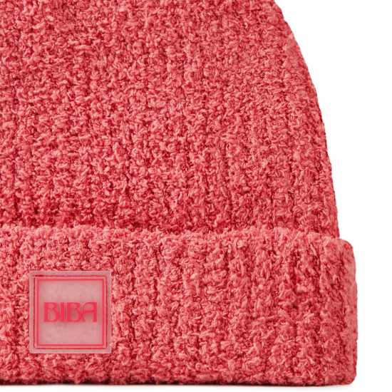 Biba Teddy Beanie Минерален червен Шапки с козирка