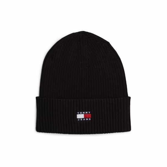 Tommy Jeans Heritage Core Beanie Черно Шапки с козирка