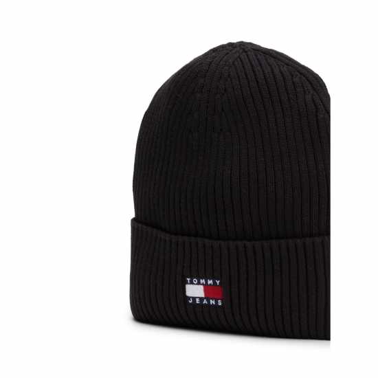 Tommy Jeans Heritage Core Beanie Черно Шапки с козирка