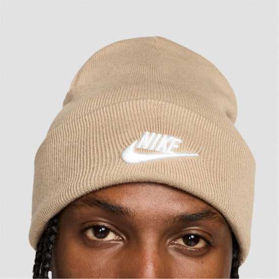 Nike Peak Futura Beanie Хаки/Бяло 