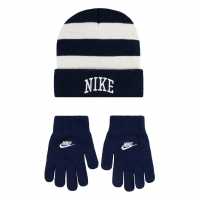 Nike Stripe Beanie Set Juniors  