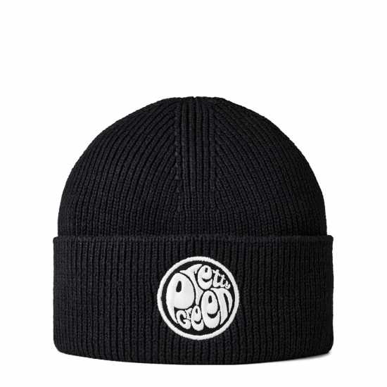 Pretty Green Pg Logo Beanie Sn44 Black Шапки с козирка