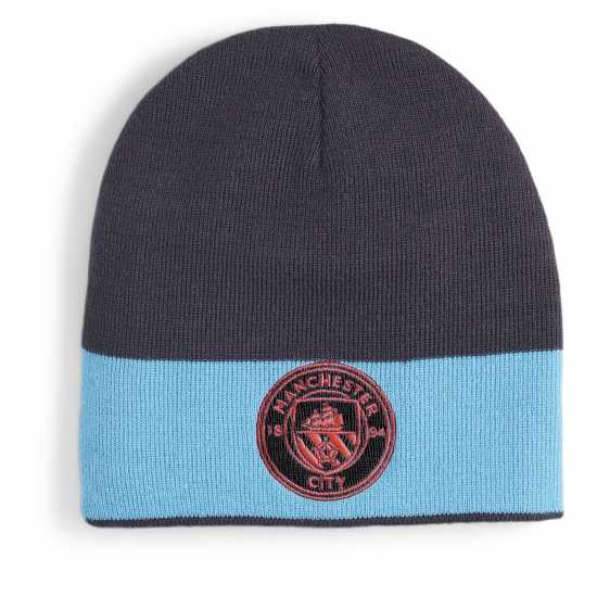 Puma Mcfc Reversible Beanie Beany Mens Отбор Светло B Шапки с козирка