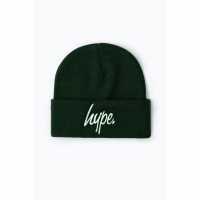 Hype Script Beanie 99 Бутилка зелена Шапки с козирка